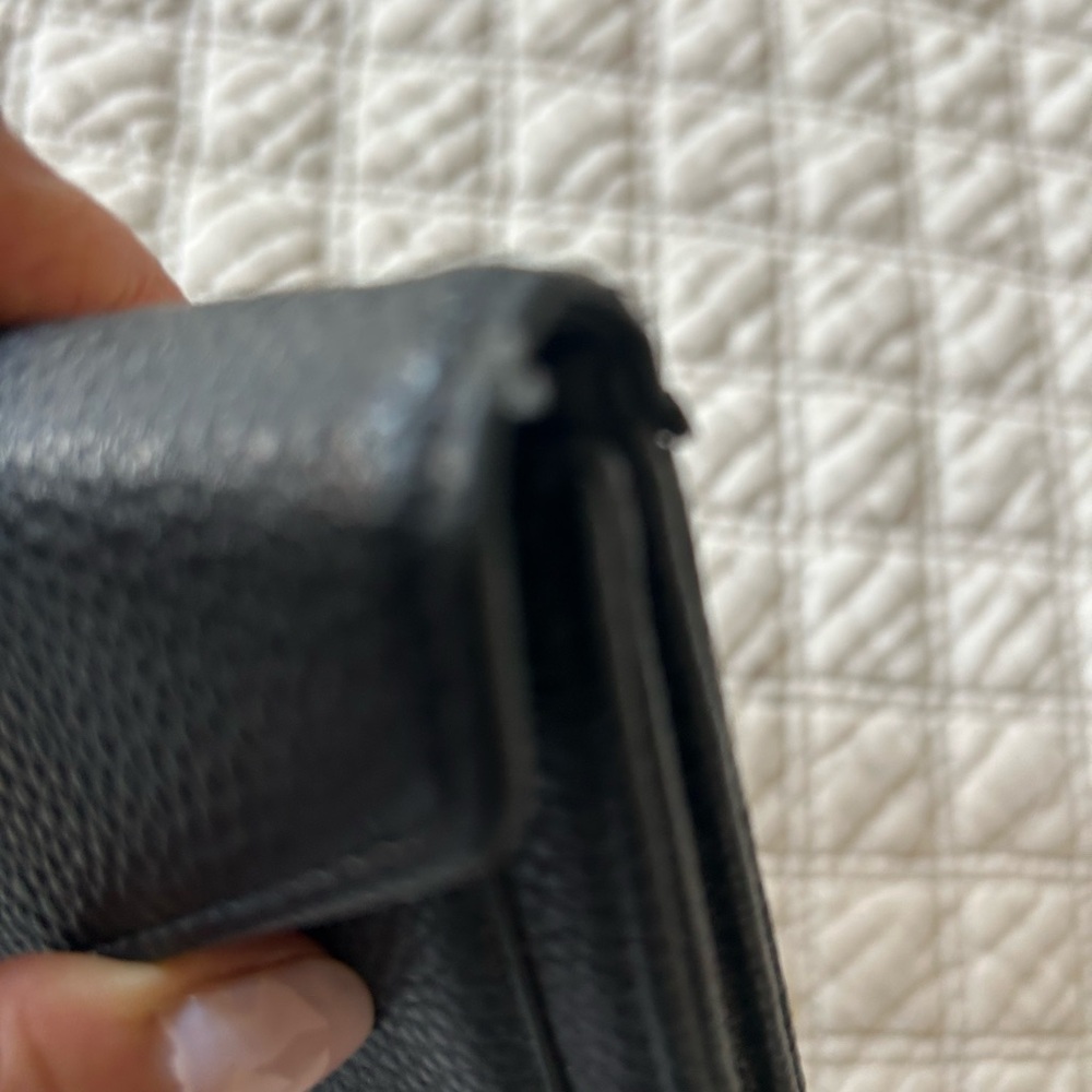 Bandolino Black Wallet with Gold Button - Picture 11 of 13